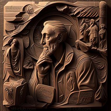 3D мадэль One Day in the Life of Ivan Denisovich Alexander Solzhe b (STL)